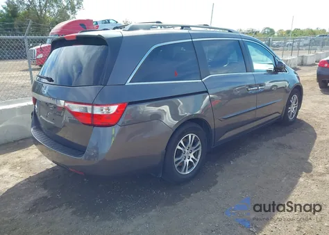 2013 Honda Odyssey Ex-L из США, поврежденный, VIN 5FNRL5H64DB033742